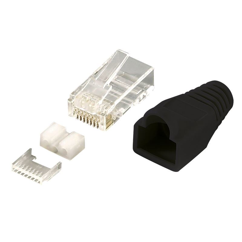 LogiLink MP0022 RJ45 dugó 100db árnyékolt CAT6 (törésgátlóval) LogiLink MP0022 RJ45 dugó 100db árnyékolt CAT6 (törésgátlóval)