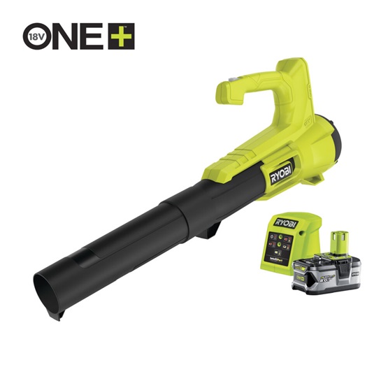 Ryobi RY18BLA-140 18V One Plus™ nagyteljesitményű lombfúvó 1x 4,0Ah akkumulátor + töltő Ryobi RY18BLA-140 18V One Plus™ nagyteljesitményű lombfúvó 1x 4,0Ah akkumulátor + töltő