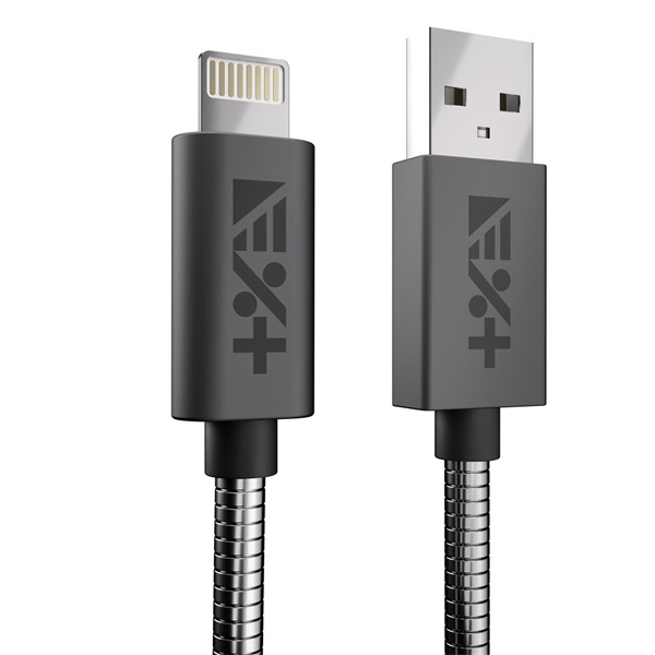 NextOne LGHT-USBA-MET-SG 1m USB A-Lightning metál kábel NextOne LGHT-USBA-MET-SG 1m USB A-Lightning metál kábel