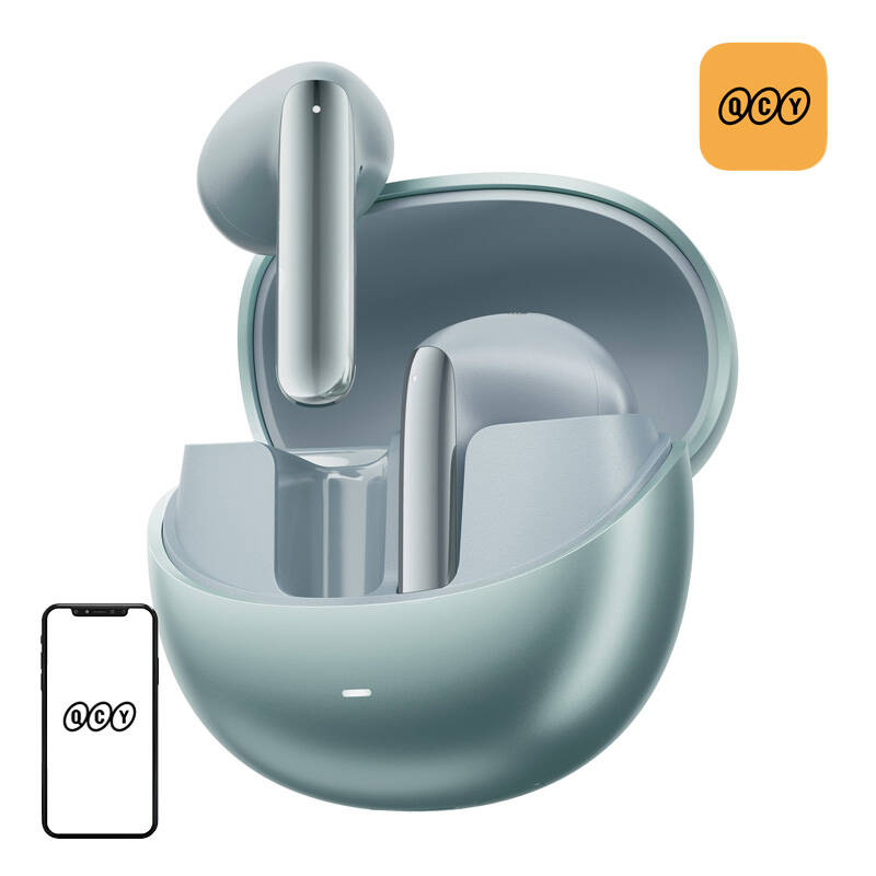 QCY AilyBuds Pro+ HT10 Pro TWS fejhallgató ANC Zöld 