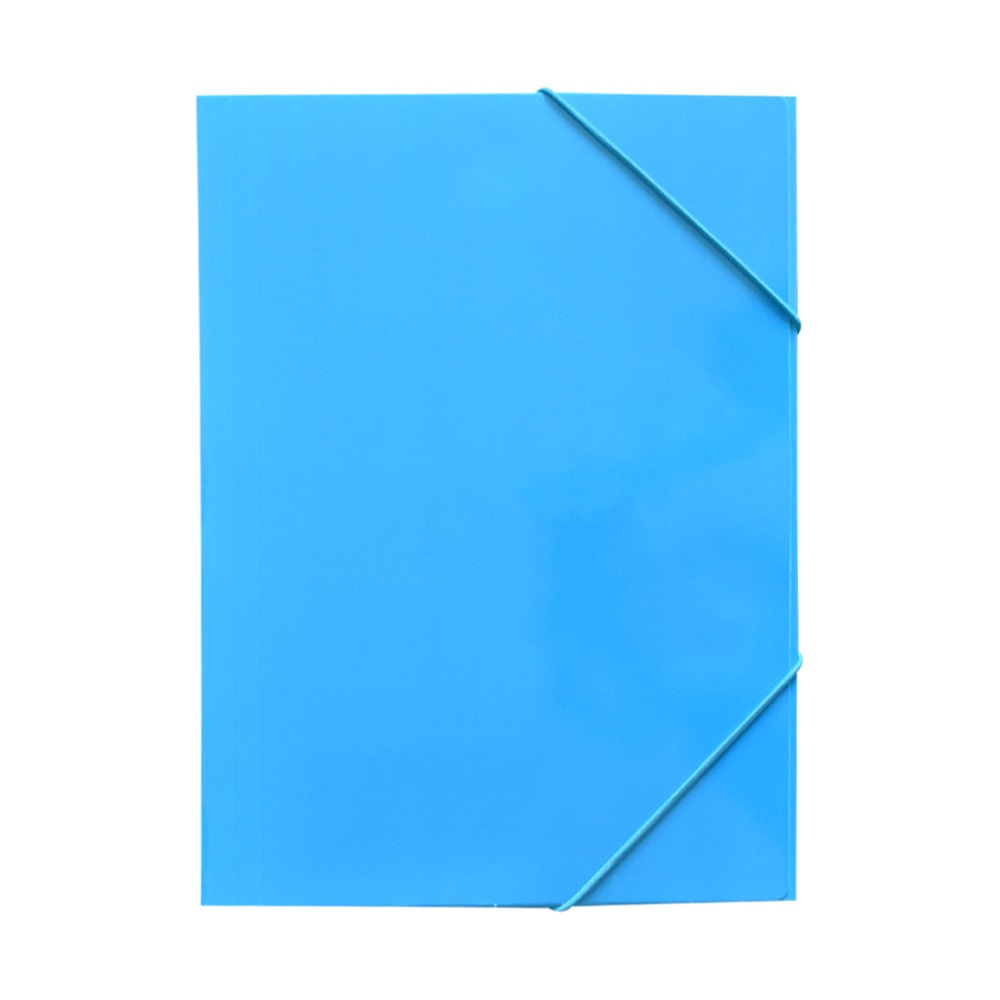 Bluering Gumis mappa A4, 300g. karton sarok gumírozással , kék (JJ40984)