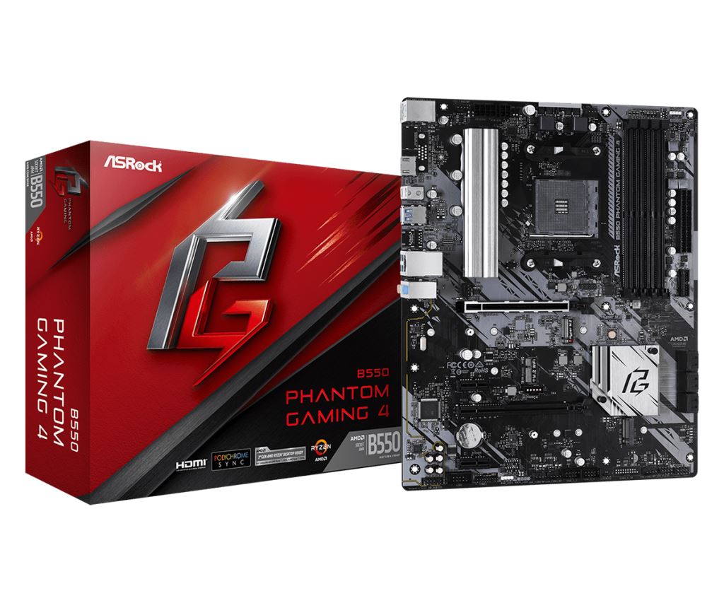ASRock B550 Phantom Gaming 4 alaplap ASRock B550 Phantom Gaming 4 alaplap