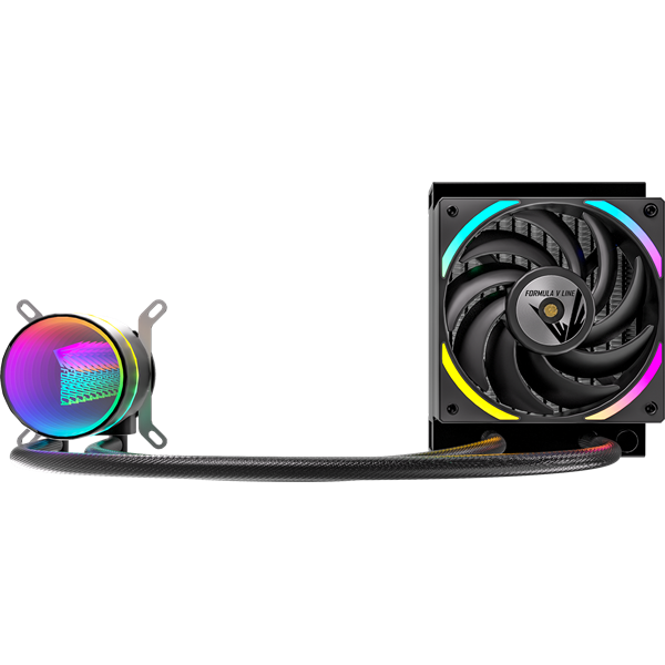 Formula Oasis L120 ARGB BK 1x12cm ARGB LED CPU Water Cooler Fekete Formula Oasis L120 ARGB BK 1x12cm ARGB LED CPU Water Cooler Fekete