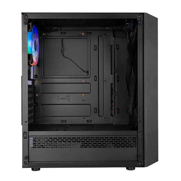 Everest 34762  FLAT MESH Fekete  ATX Számítógépház