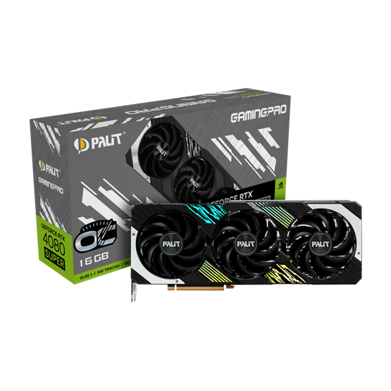 PALIT NED408ST19T2-1032A NVIDIA RTX4080 Super GamingPro OC 16GB GDDR6X VGA