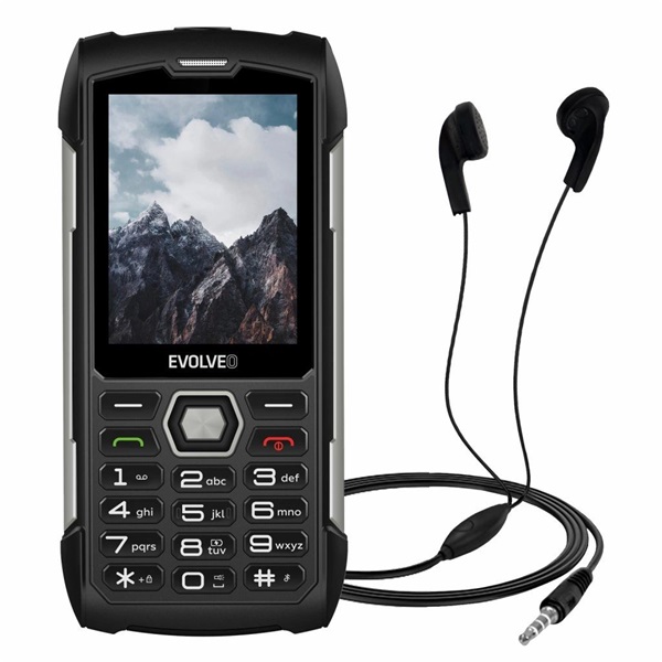 Evolveo STRONGPHONE H1 2,8" DualSIM Mobiltelefon Fekete-ezüst 