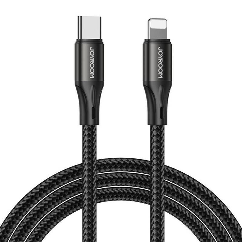 Cable Type-C Lightning 20W 1m Joyroom S-1024N1-PD (black) Cable Type-C Lightning 20W 1m Joyroom S-1024N1-PD (black)