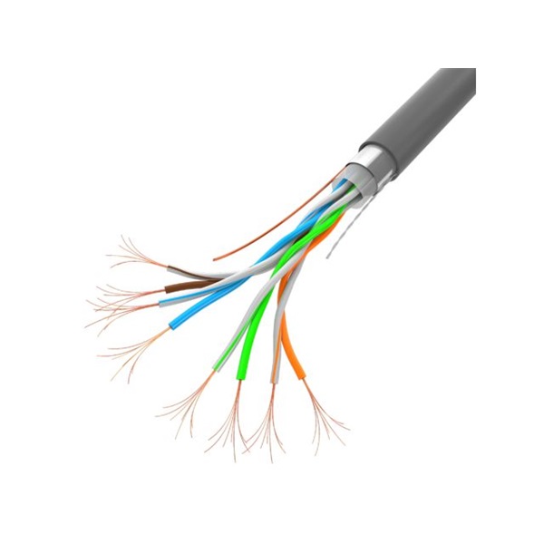 Lanberg LCF5-11CC-0305-S 305m Cat5e FTP szürke árnyékolt réz bevonatú alumínium patch kábel Lanberg LCF5-11CC-0305-S 305m Cat5e FTP szürke árnyékolt réz bevonatú alumínium patch kábel