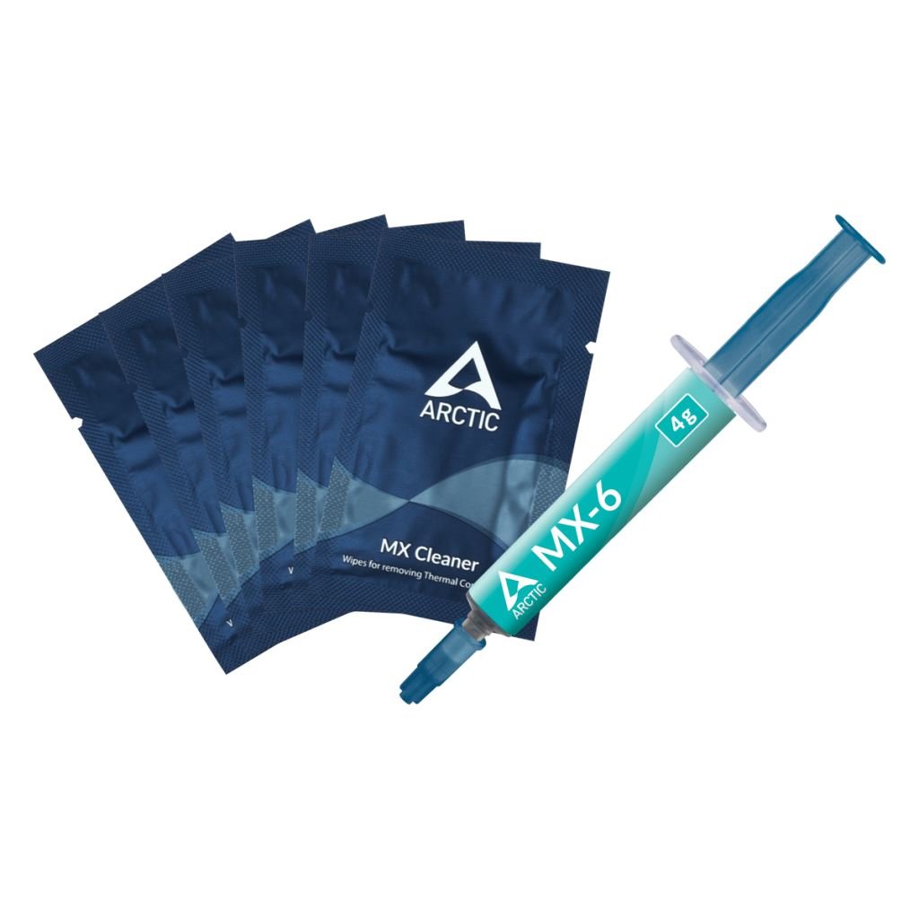 Arctic MX-6 hőpaszta 4g + MX tisztítókendők (ACTCP00084A) Arctic MX-6 hőpaszta 4g + MX tisztítókendők (ACTCP00084A)