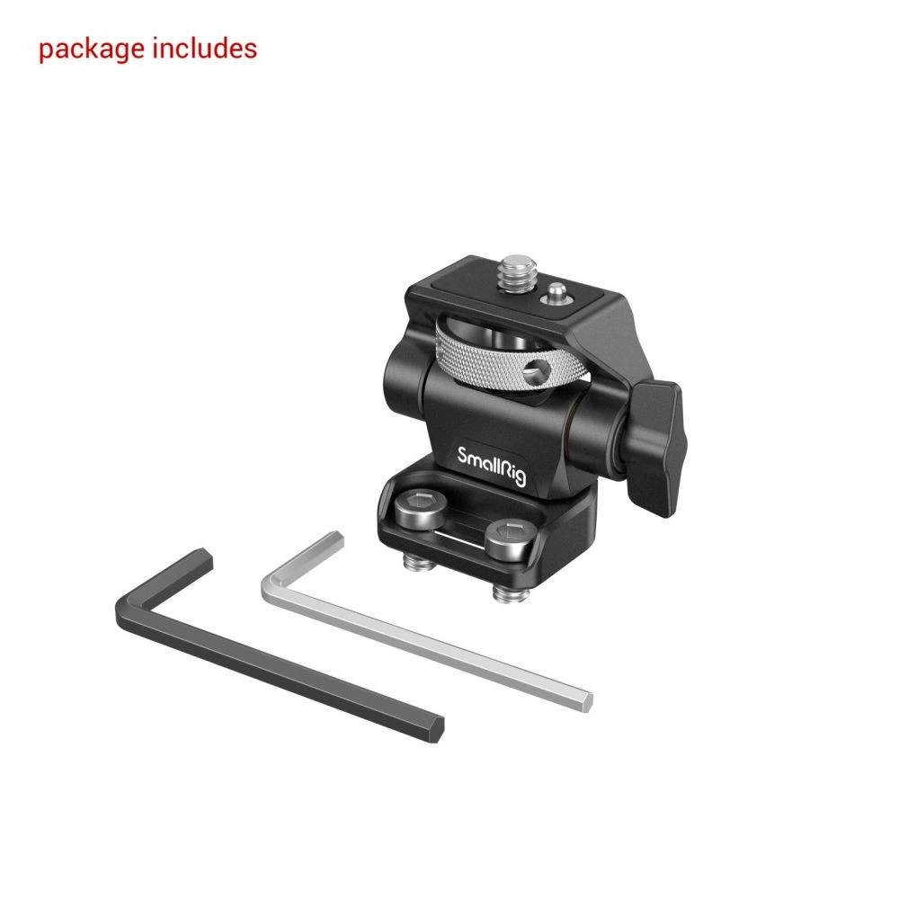 SMALLRIG 2904B Swivel and Tilt Adjustable Monitor Mount with 1/4"-20 Screws Mount
