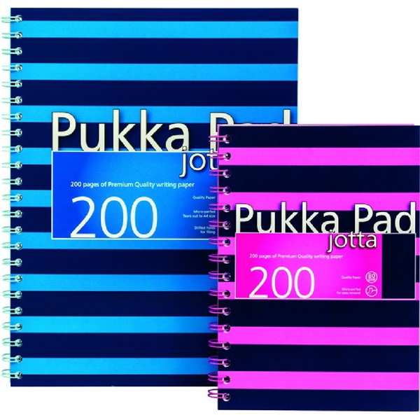 Pukka Pad Jotta Pad Navy Pink A4 200 oldalas vonalas spirálfüzet Pukka Pad Jotta Pad Navy Pink A4 200 oldalas vonalas spirálfüzet