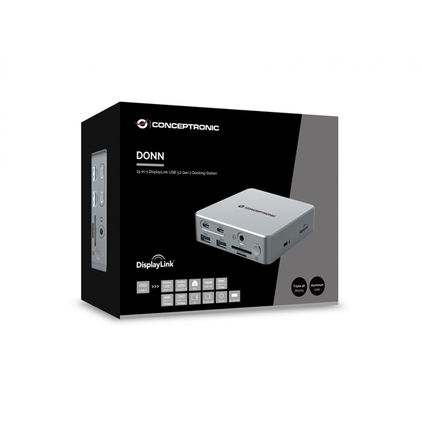 Conceptronic DONN25G  Notebook Dokkoló 