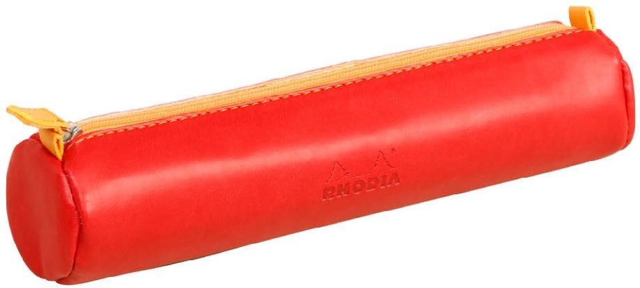 Clairefontaine Rhodiarama hengeres műbőr tolltartó pipacs 215x5cm (P0016-0761)