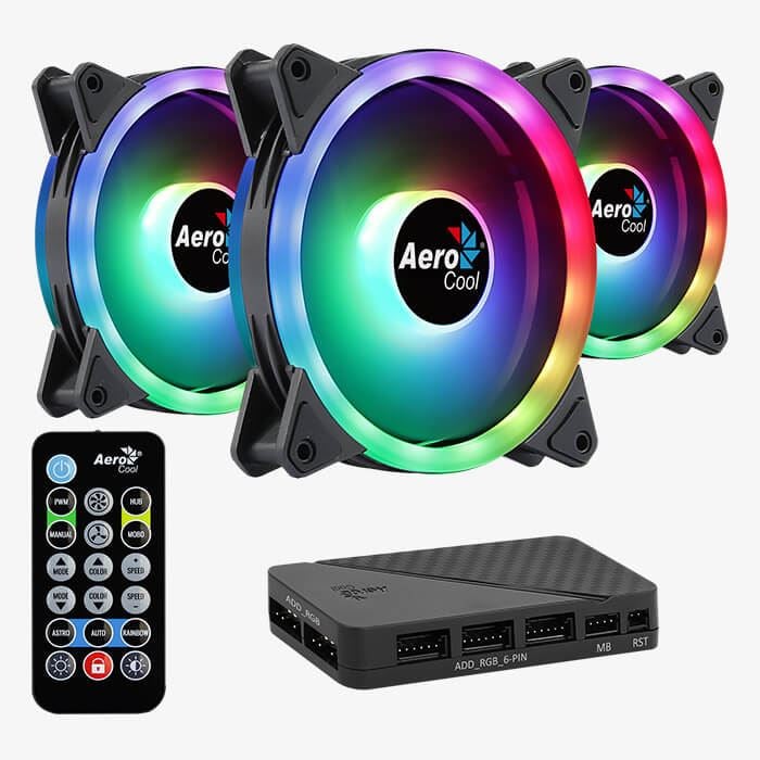 Aerocool Duo 12 Pro ház hűtő ventilátor 3db (ACF3-DU10227.11) Aerocool Duo 12 Pro ház hűtő ventilátor 3db (ACF3-DU10227.11)