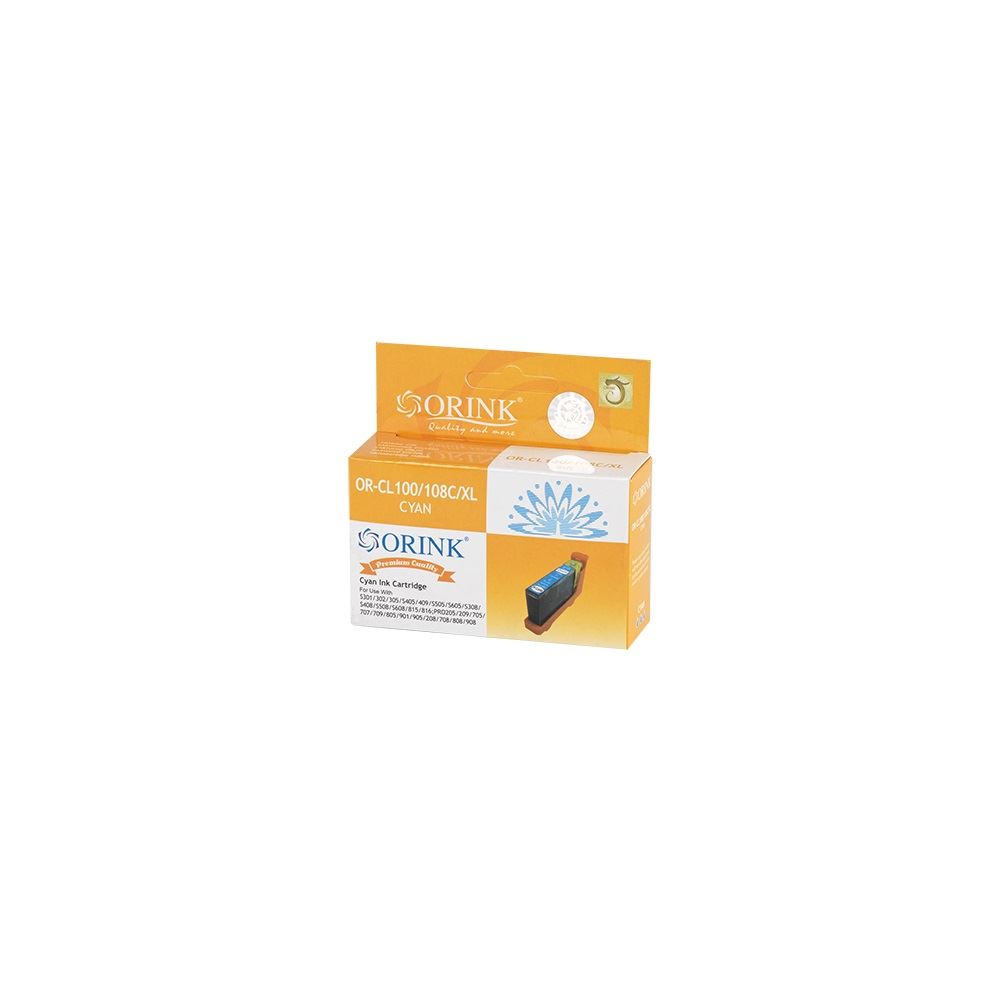 Orink utángyártott Lexmark 100XL tintapatron cián (LEO100C)