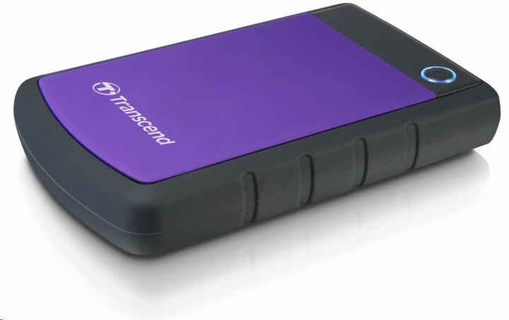 4TB 2.5" Transcend StoreJet 25H3P külső winchester USB 3.0 (TS4TSJ25H3P) ütésálló fekete-lila 4TB 2.5" Transcend StoreJet 25H3P külső winchester USB 3.0 (TS4TSJ25H3P) ütésálló fekete-lila