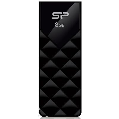  Silicon Power  SP008GBUF2U03V1K Ultima U03   8GB Pendrive Fekete