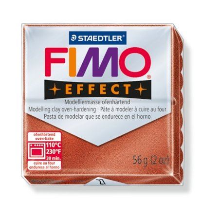 FIMO "Effect" gyurma 56g égethető metál vörösréz (8020-27)