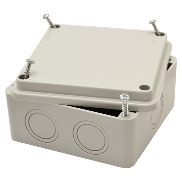 Tracon MED10105 teli fedéllel 100x100x50mm IP56 kötödoboz Tracon MED10105 teli fedéllel 100x100x50mm IP56 kötödoboz