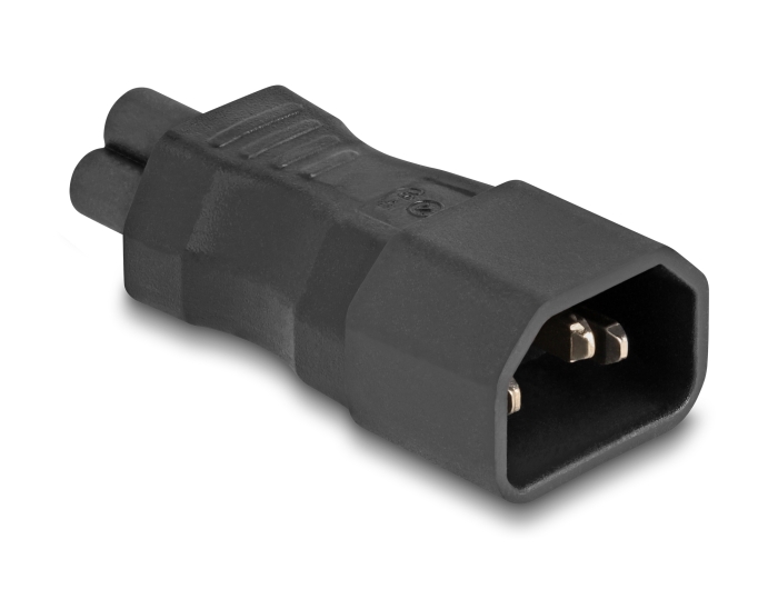 Delock Tápadapter IEC 60320 - C14 - C5, apa / anya, 2,5 A, egyenes (80468)
