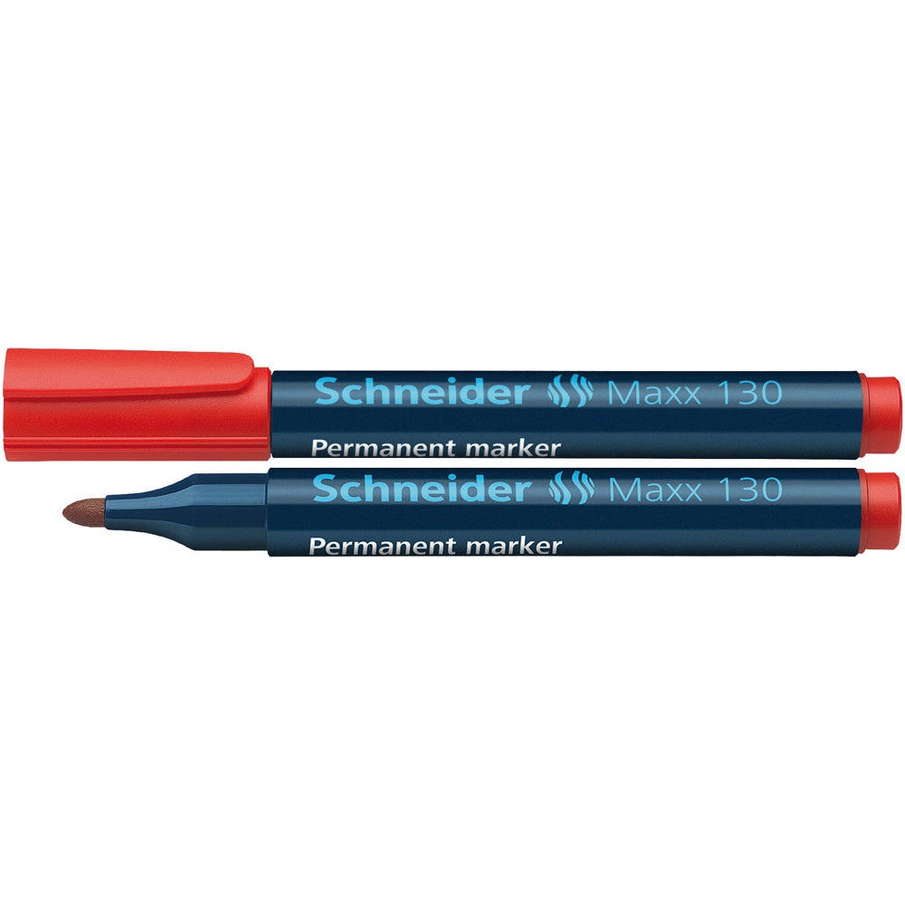 SCHNEIDER Alkoholos marker 1-3mm, kerek végű  Maxx 130 piros (130 - 02)