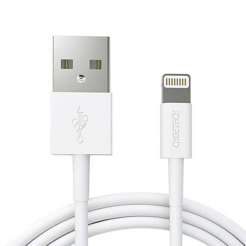 USB to Lightning cable Choetech IP0026, MFi,1.2m (white) USB to Lightning cable Choetech IP0026, MFi,1.2m (white)