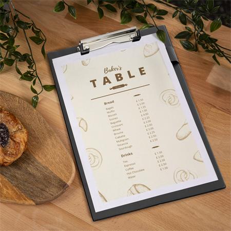 RAPESCO  PVC A4+ 10 db Felírótábla Fekete