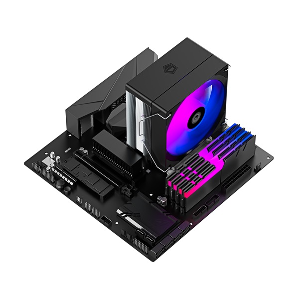 ID-Cooling SE-214-XT V2 27,2dB  max. 98,54 m3/h  4pin  4 db heatpipe  12cm  PWM CPU Cooler