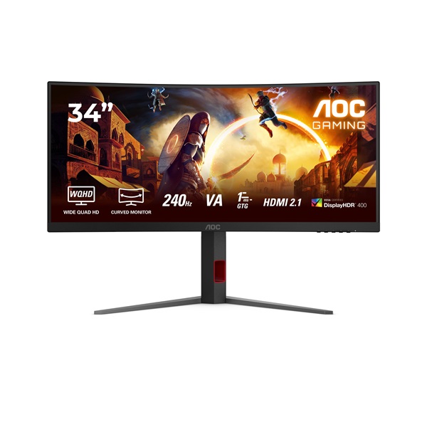 AOC CU34G4Z Ívelt Gaming 240Hz  34" 3440x1440 monitor