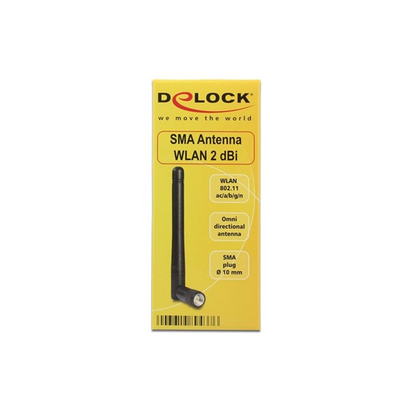 Delock 89437 SMA 2 dBi WLAN antenna Delock 89437 SMA 2 dBi WLAN antenna