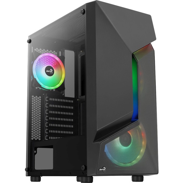 Aerocool Scape ARGB (Scape-G-BK-v3) táp nélküli ablakos ház fekete (ACCM-PV36133.11)