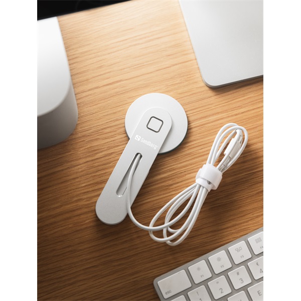 Sandberg Telefon tartó/töltő  ScreenMount Magnet Charger 15W