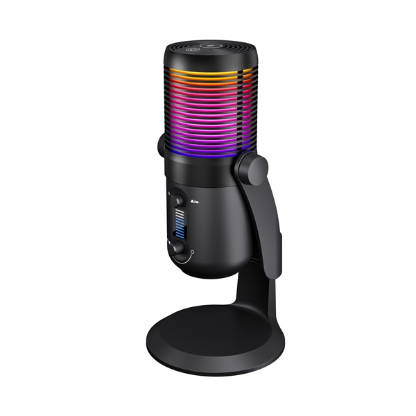 Rampage DIYEZ  zajelnyomó állvány  fekete  2m kábel  RGB Mikrofon 