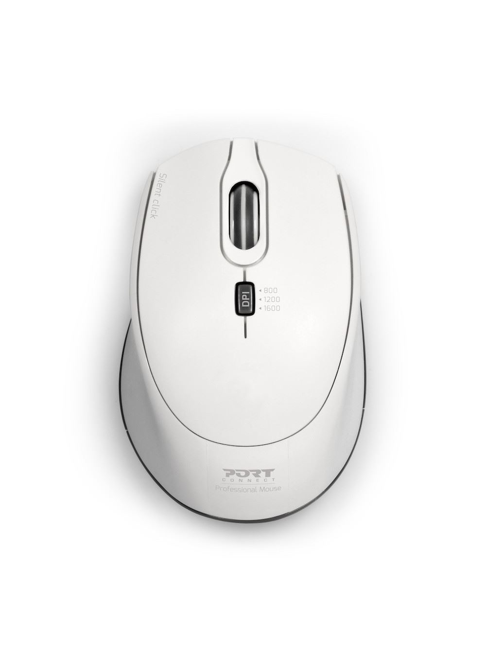 Port Silent Pro vezeték nélküli egér fehér (900714)