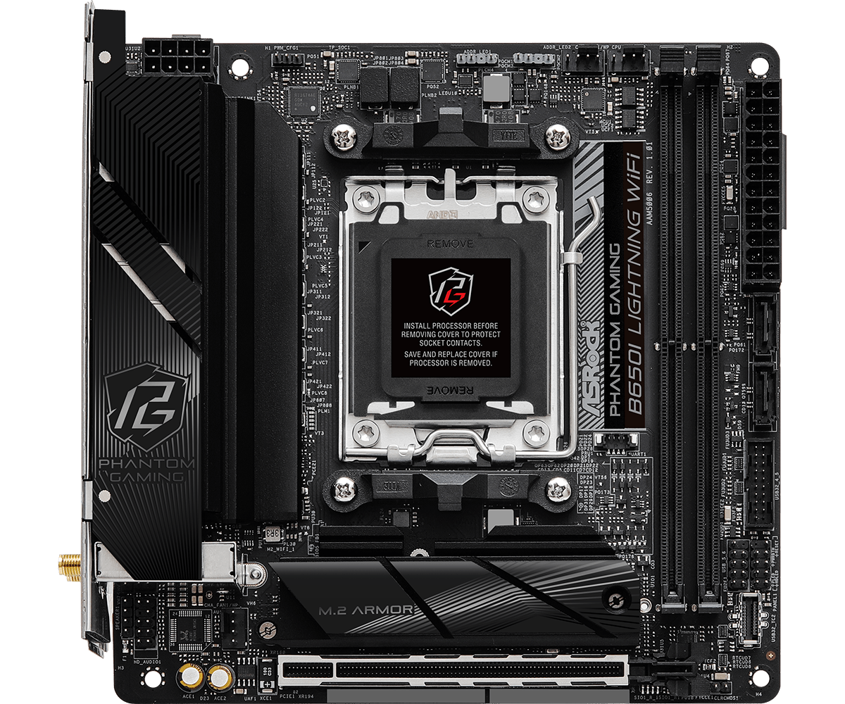 ASRock sAM5 B650I LIGHTNING WIFI Alaplap