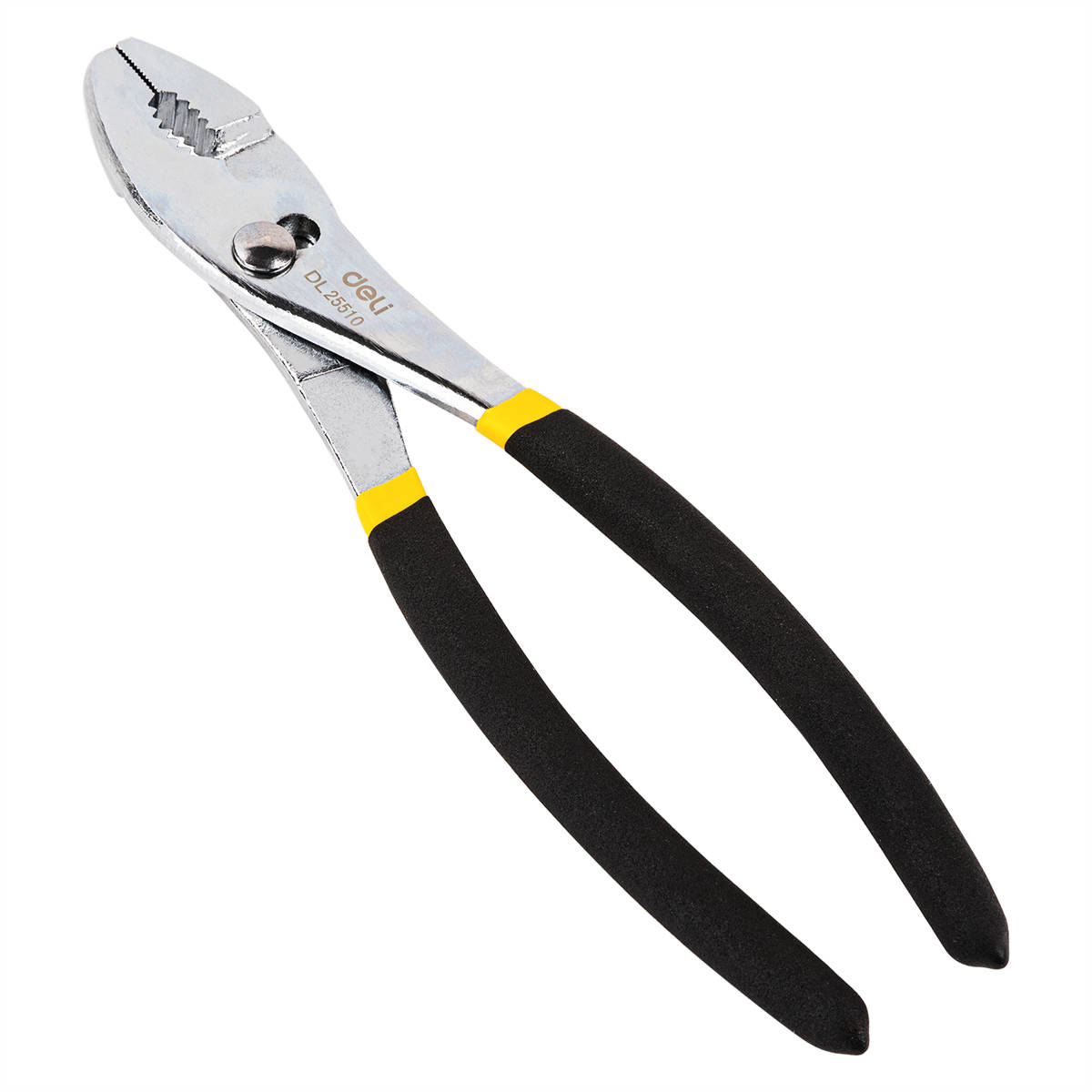 Deli Tools EDL25510 'slip-joint' fogó 10" (fekete / sárga)