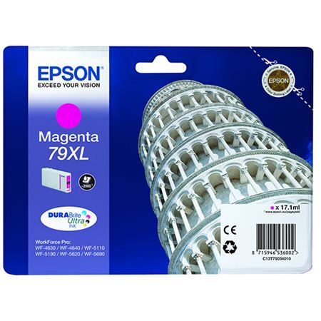 Epson 79XL DURABrite Ultra tintapatron magenta (C13T79034010) Epson 79XL DURABrite Ultra tintapatron magenta (C13T79034010)