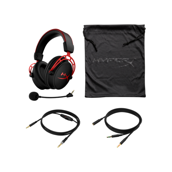 HP HYPERX vezetékes gaming fejhallgató Cloud Alpha Fekete/piros