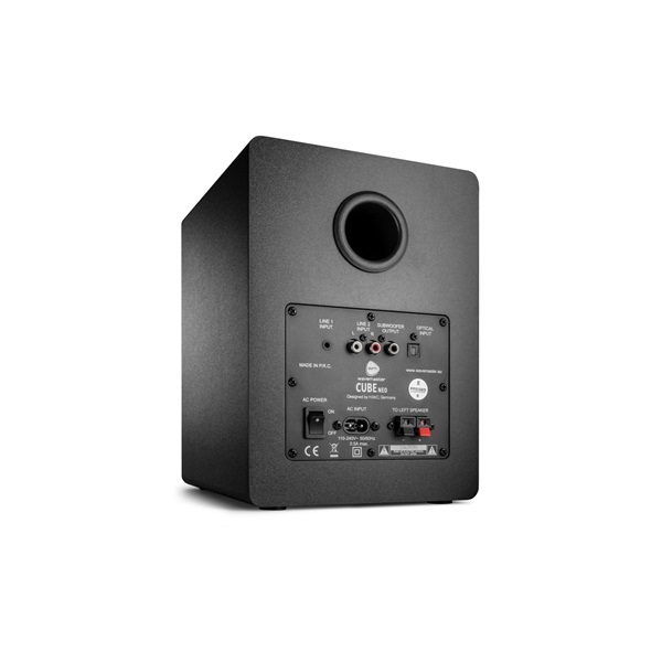 WaveMaster   CUBE NEO 2.0  50W RMS Bluetooth 3,5mm RCA Hangszóró  Fekete 