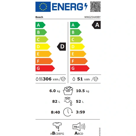 Bosch WNG254A9BY Mosó- és szárítógép