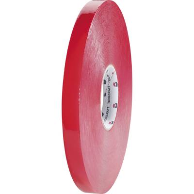 Kétoldalas erős ragasztószalag 3 m x 19 mm, átlátszó TOOLCRAFT 5310B19L3C Kétoldalas erős ragasztószalag 3 m x 19 mm, átlátszó TOOLCRAFT 5310B19L3C