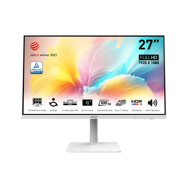 MSI Business Modern MD2712PW 27" FHD IPS 100Hz Monitor Fehér MSI Business Modern MD2712PW 27" FHD IPS 100Hz Monitor Fehér