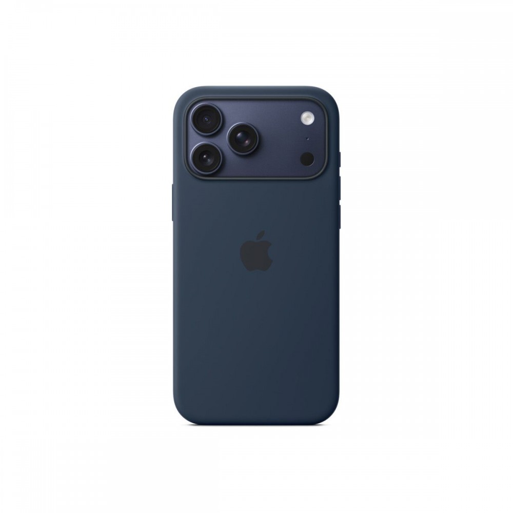 Apple iPhone 17 Pro Max MagSafe-rögzítésű éjfekete szilikontok