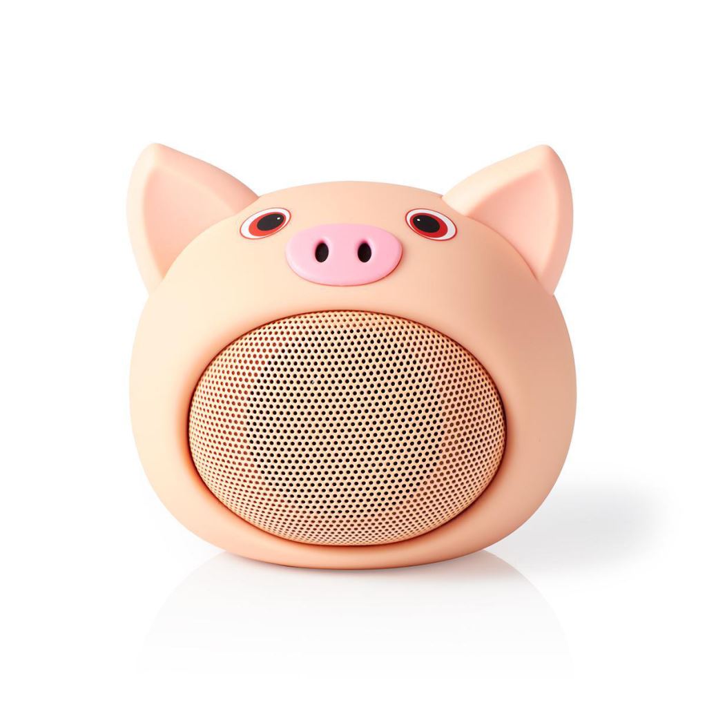 Nedis Animaticks Bluetooth hangszóró Pinky Pig - rózsaszín malacka (SPBT4110NC)