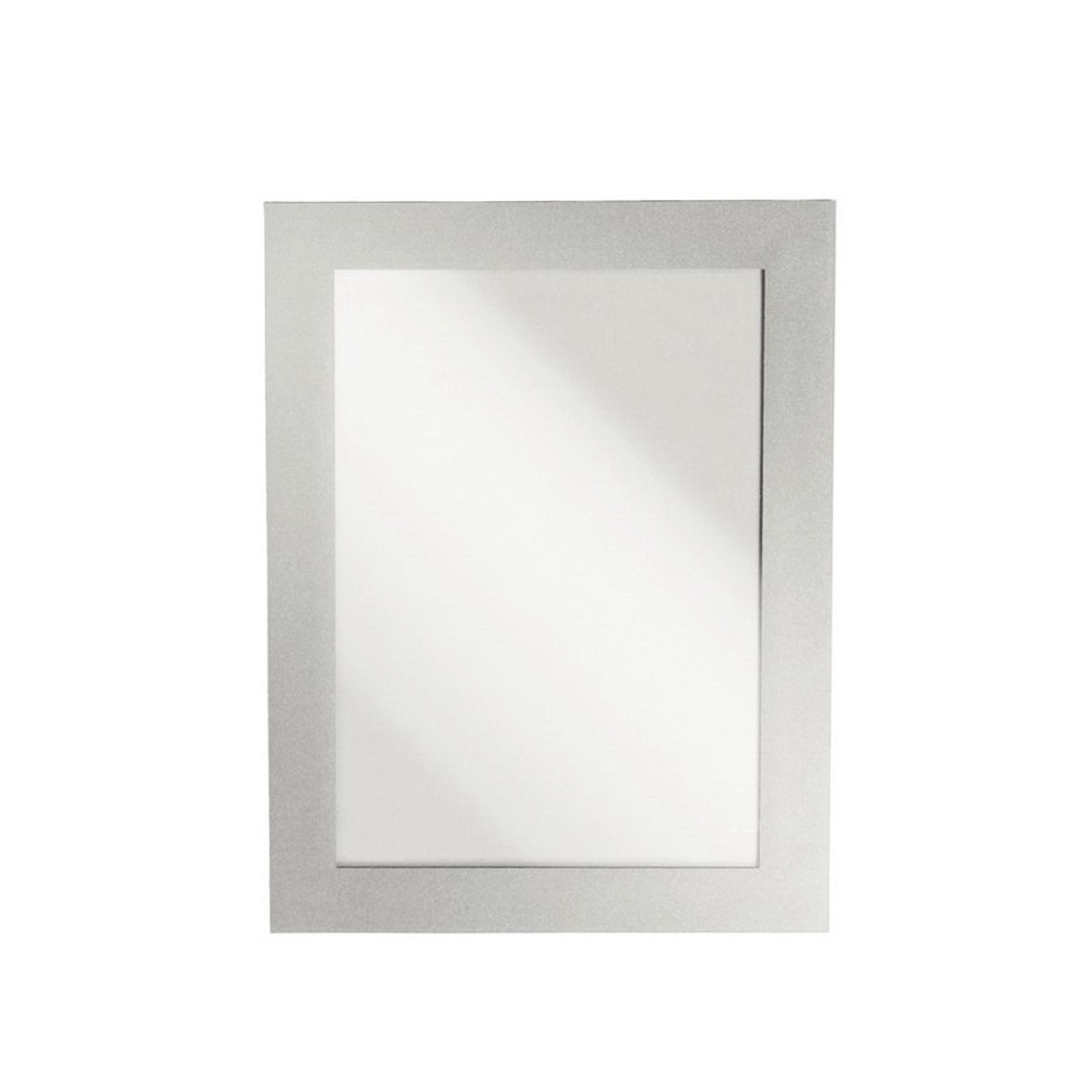 Durable Infókeret A5, öntapadó 2 db/csomag, Duraframe ezüst (487123)