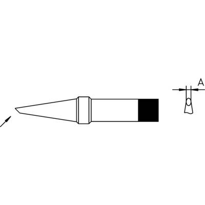 Weller PT pákahegy, forrasztóhegy PT-F8 kúpos, egyoldalt lapított, lecsapott hegy 1.2 mm Weller PT pákahegy, forrasztóhegy PT-F8 kúpos, egyoldalt lapított, lecsapott hegy 1.2 mm