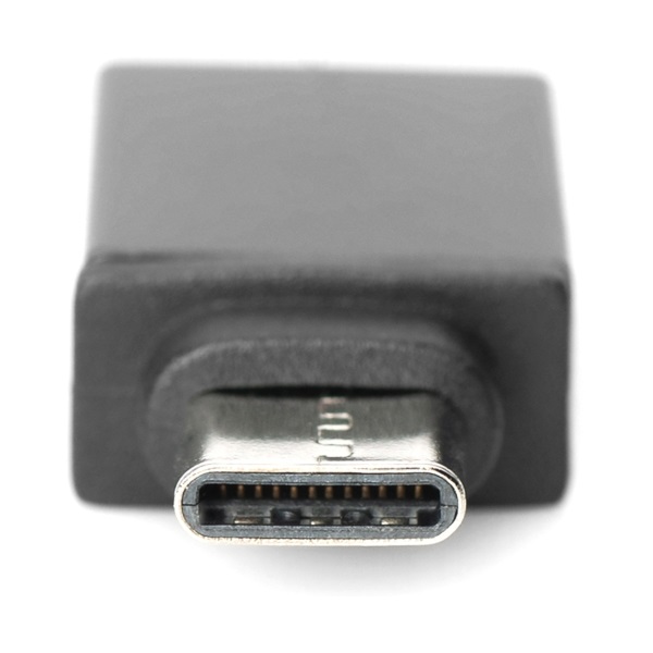 Assmann USB A -> USB C adapter fekete (AK-300506-000-S)