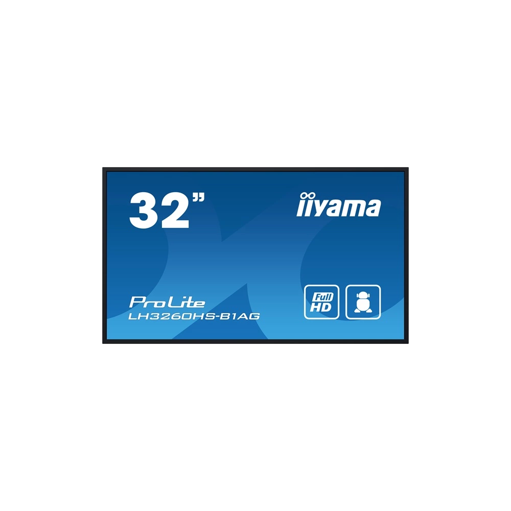 Iiyama ProLite LH3260HS-B1AG professzionális kijelző, LFD 32" FHD VA Android
