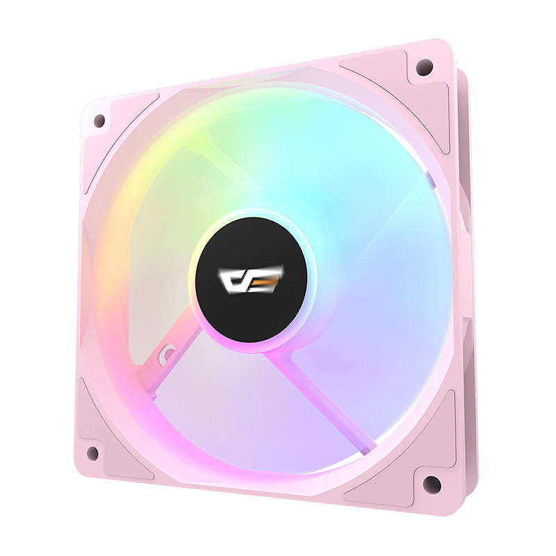 Computer Fan Darkflash CL12 LED (120x120) (pink)