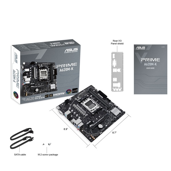 ASUS sAM5 PRIME A620M-K alaplap